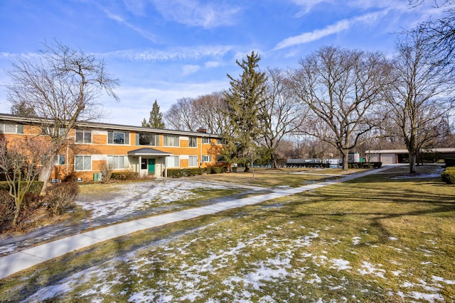 view of rear view of property