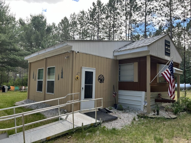 view of front of home