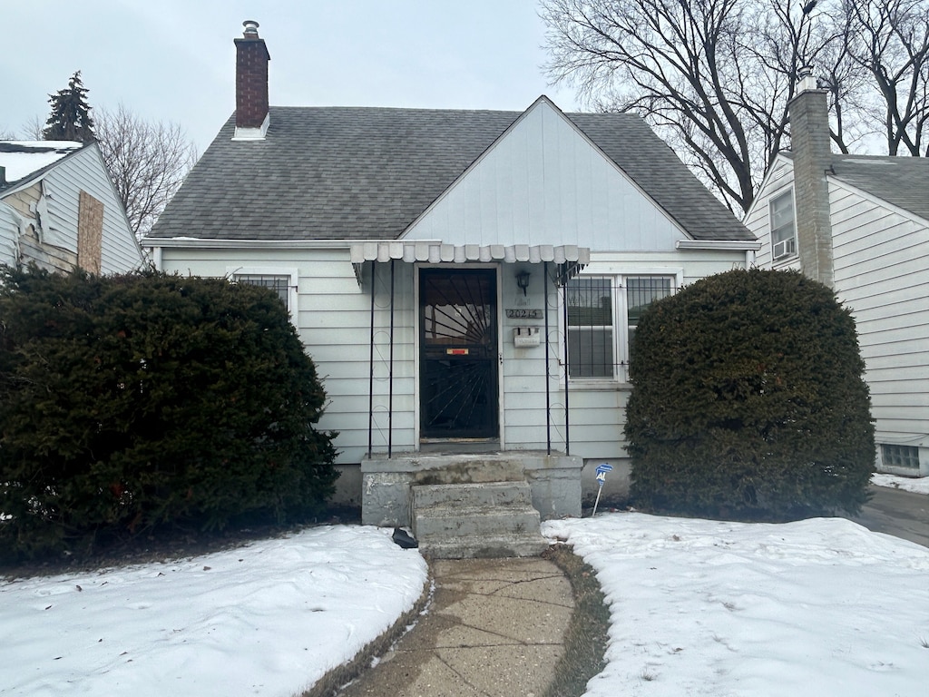 view of bungalow-style house