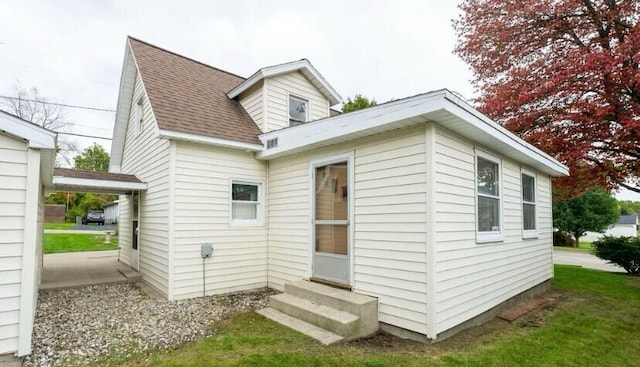 view of rear view of house