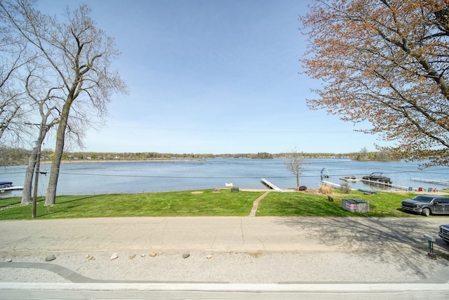 property view of water
