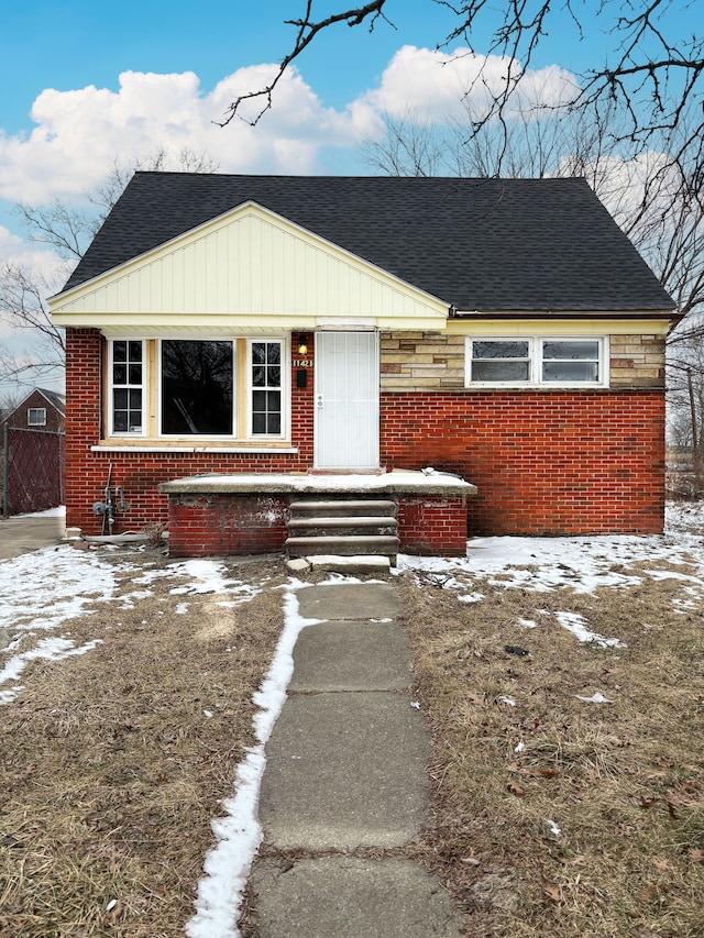 view of front of home