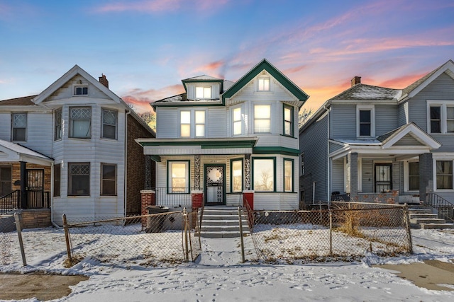 victorian-style house with a porch