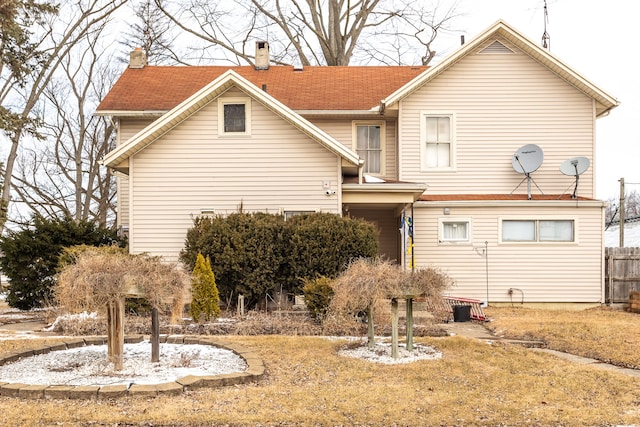 view of rear view of house