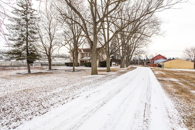 view of road