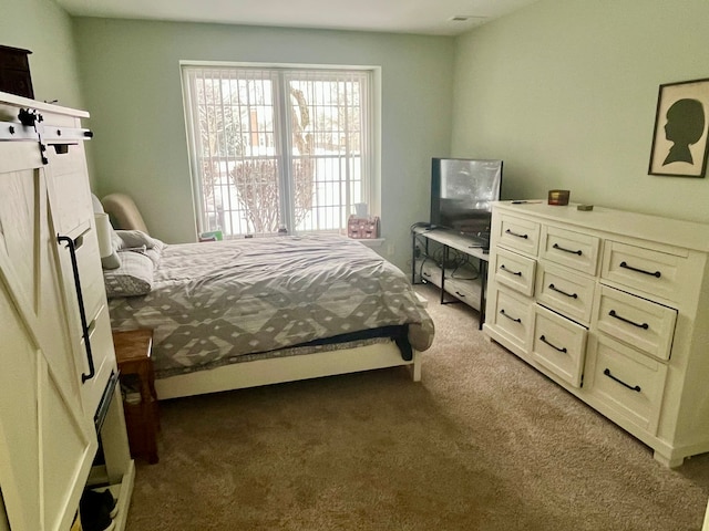 bedroom featuring carpet floors