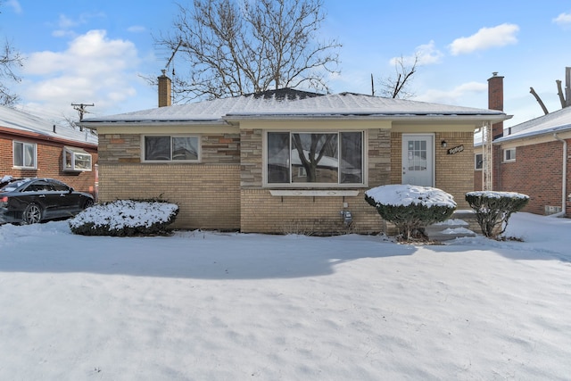 view of front of property