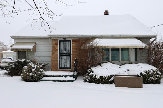 view of front of home