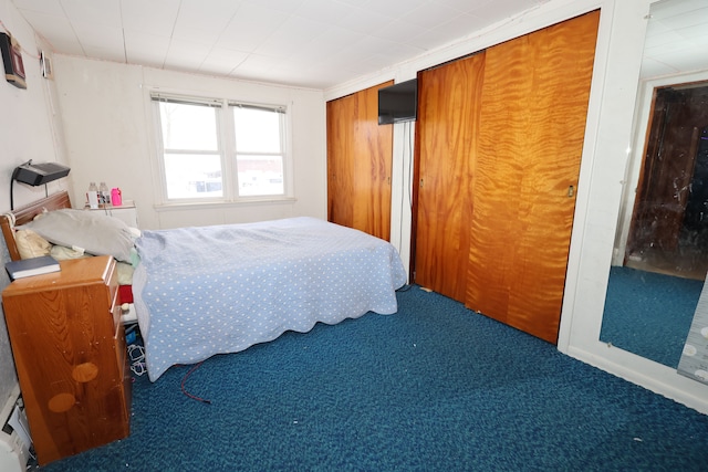 1022 Lorene Ave, Mount Morris, MI 48458 - carpeted bedroom featuring two closets