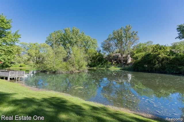 property view of water