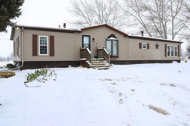 view of manufactured / mobile home