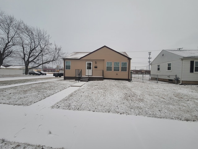 view of front of house