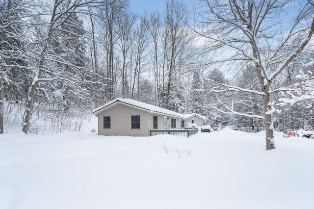 view of front of home