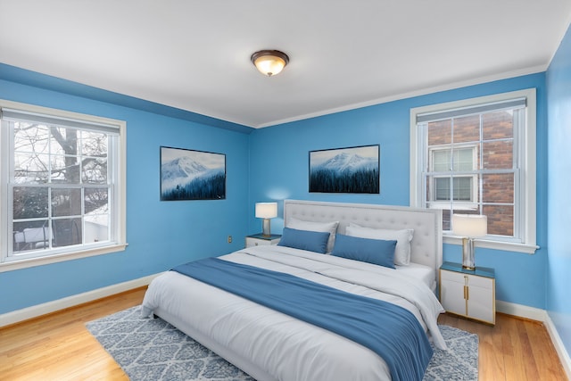 bedroom featuring hardwood / wood-style flooring