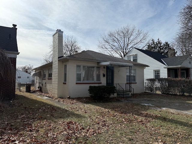 view of bungalow-style home