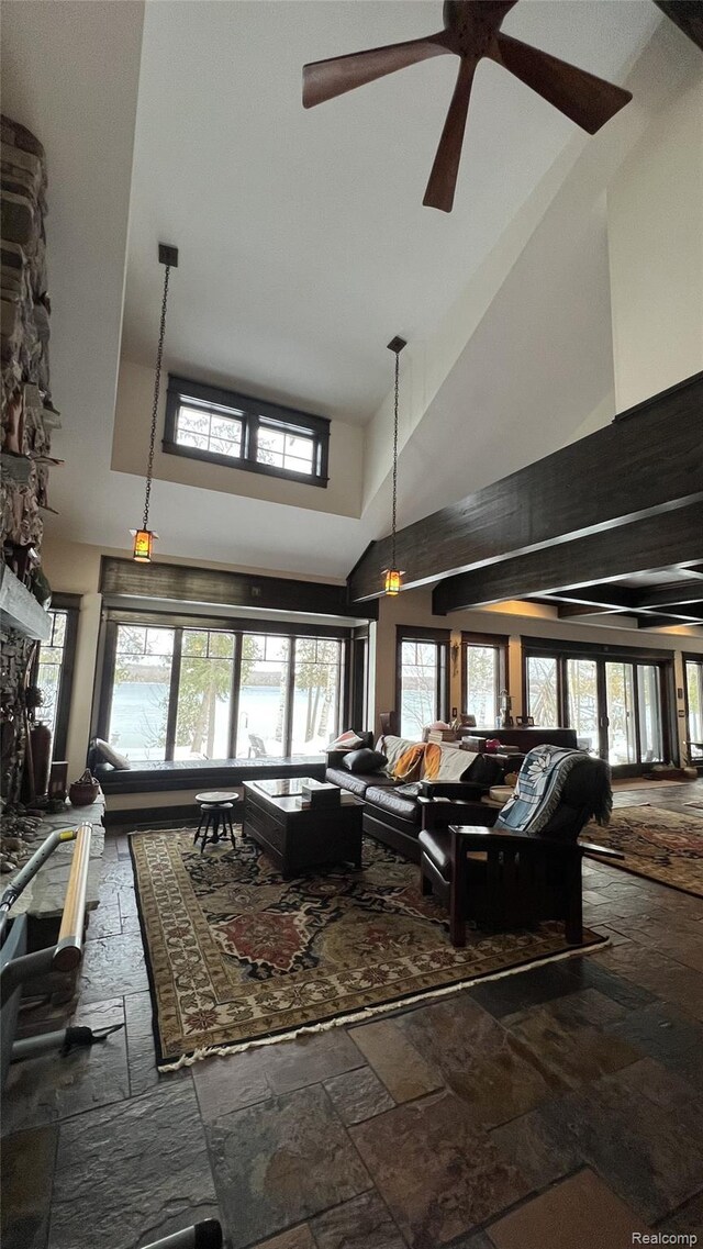 11720 Easy St, Kewadin, MI 49648 - building lobby featuring a towering ceiling
