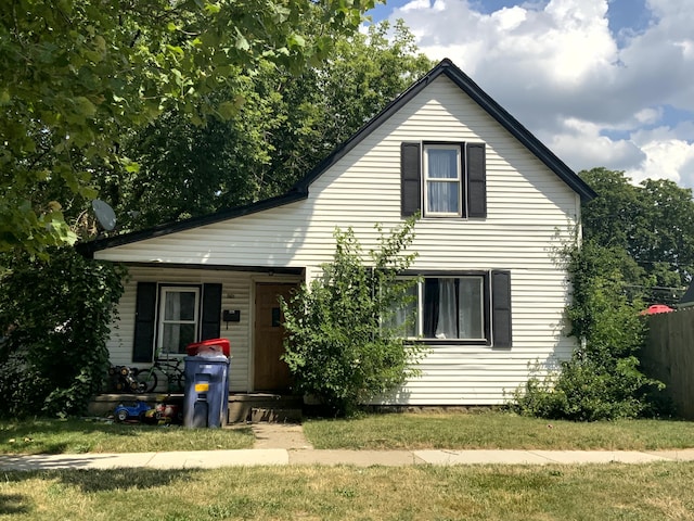 view of front of property