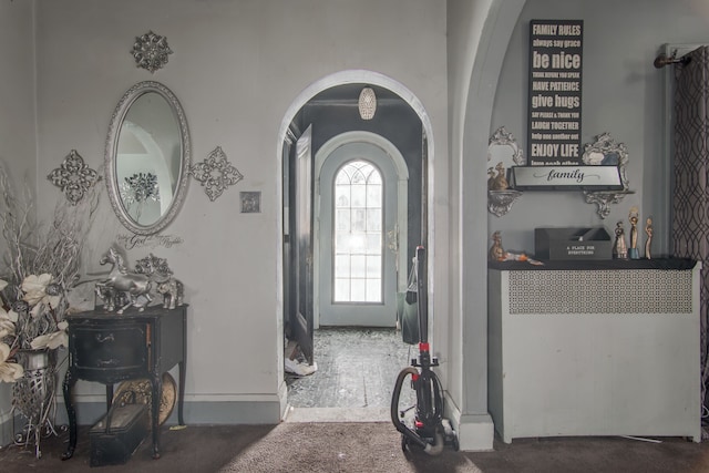 view of entrance foyer