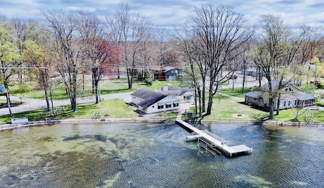 509 Warren Rd, Coldwater, MI 49036 - aerial view of property and surrounding area featuring a nearby body of water
