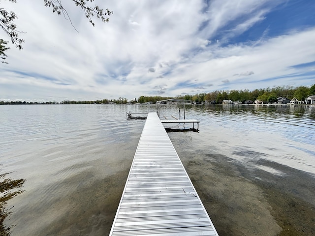 509 Warren Rd, Coldwater, MI 49036 - dock area with a water view