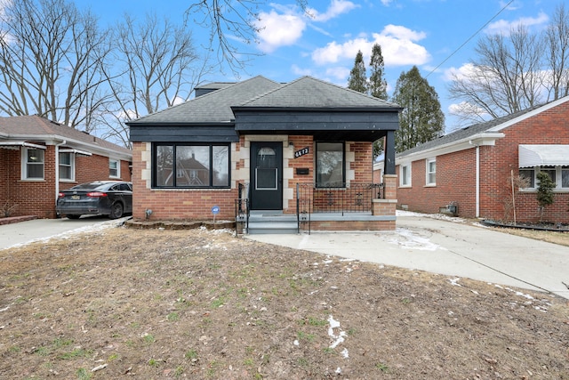 bungalow-style home featuring a porch