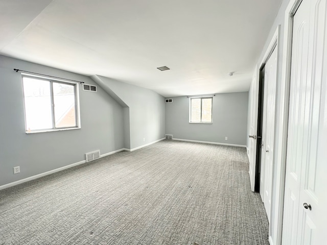 additional living space with carpet