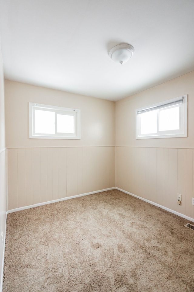 empty room with carpet floors