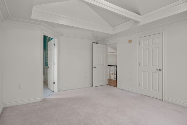 6705 College Park, Clarkston, MI 48346 - unfurnished bedroom featuring crown molding, baseboards, and carpet flooring