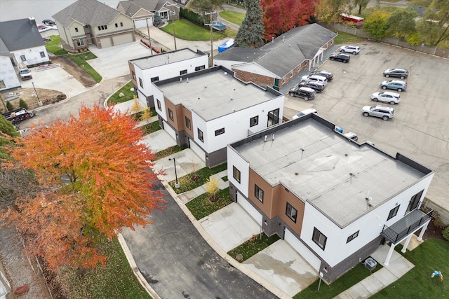 bird's eye view featuring a residential view