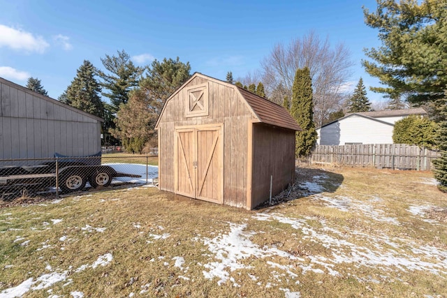 view of outbuilding