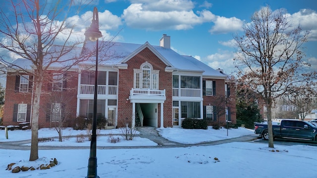 view of front of home