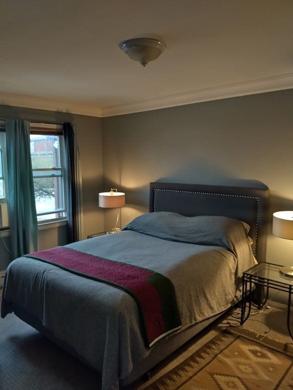 22673 Garrison St Unit 208, Dearborn, MI 48124 - bedroom with carpet and ornamental molding