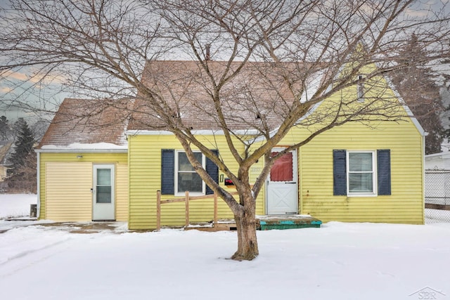 view of bungalow-style house