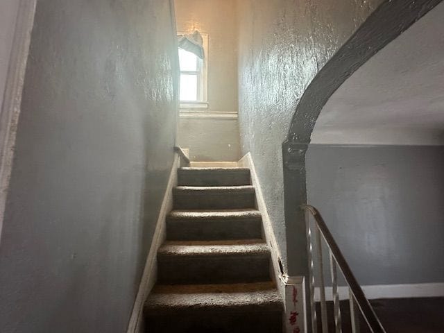 view of stairs