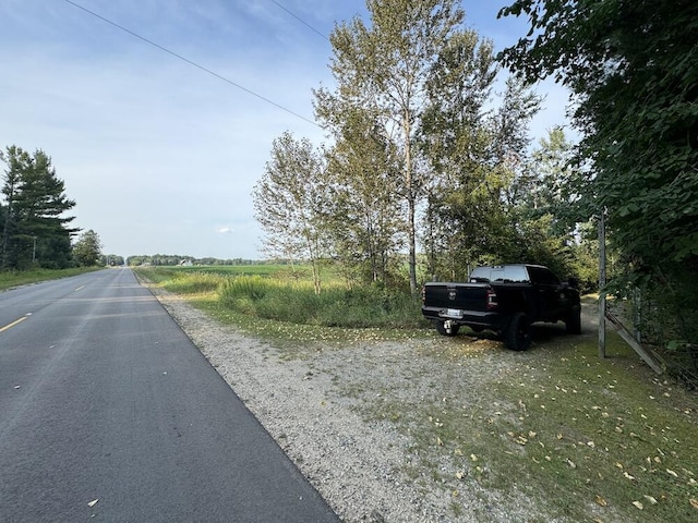 view of road