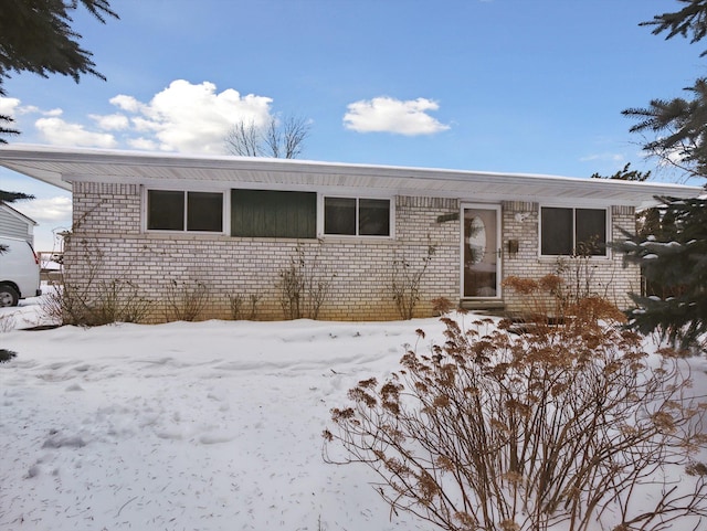 view of ranch-style home