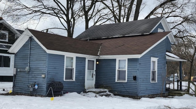 view of front of home