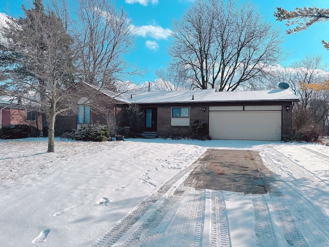 ranch-style house with a garage