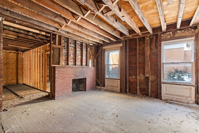 view of unfurnished living room