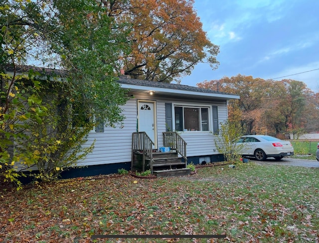 view of front of home