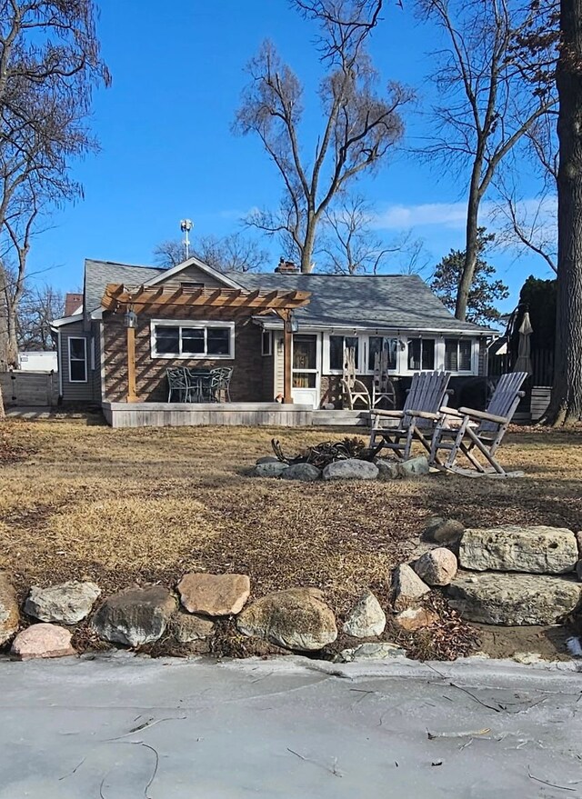 view of back of house