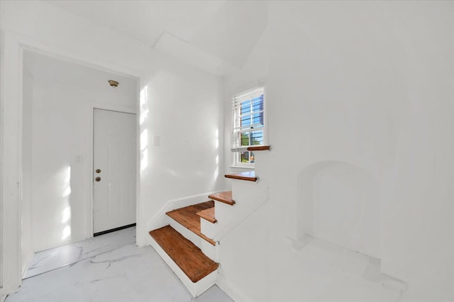 entryway with stairway