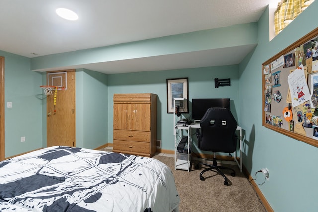 14113 Grandview Dr, Cement City, MI 49233 - bedroom with carpet floors and baseboards