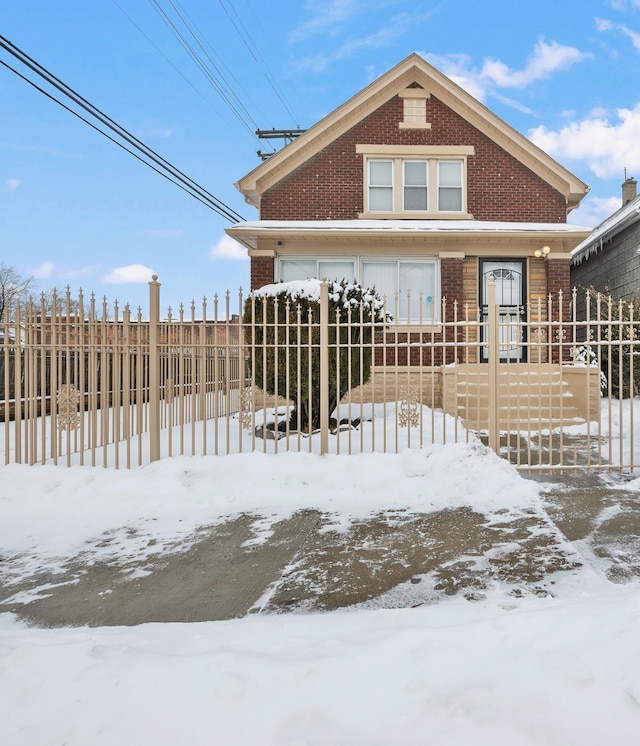 view of front of property