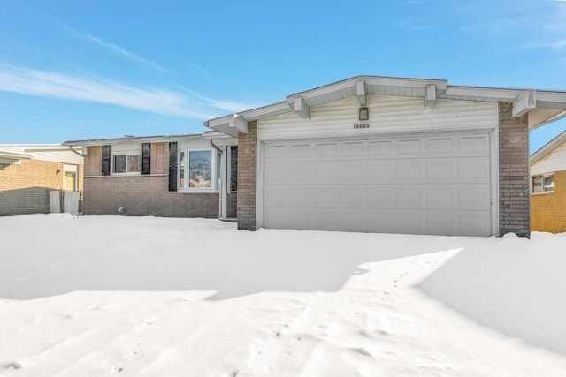 ranch-style house with an attached garage