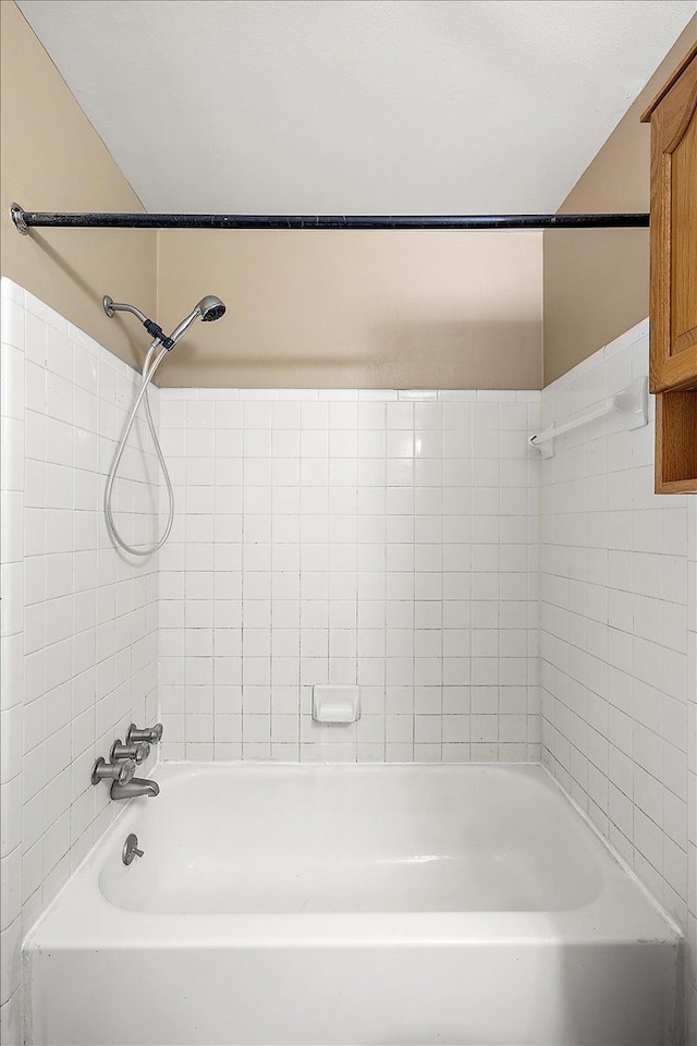 bathroom featuring tub / shower combination