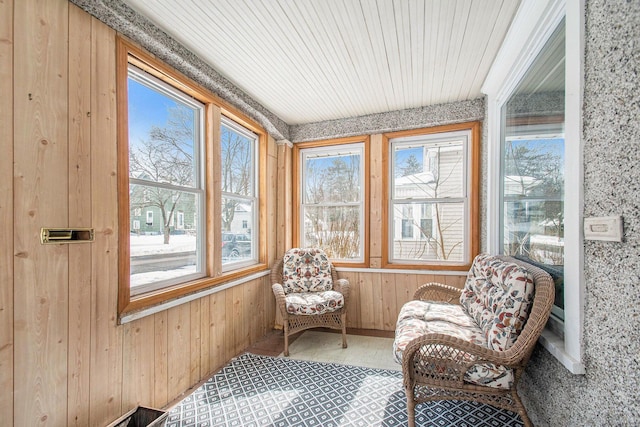 sunroom / solarium with a wealth of natural light