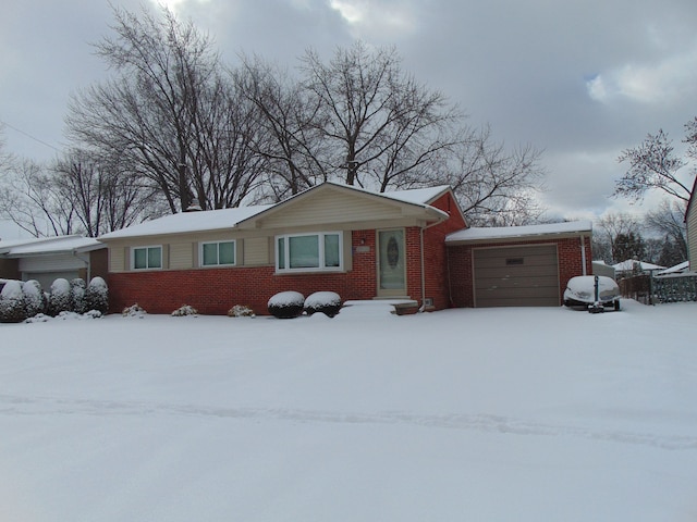 ranch-style house with a garage