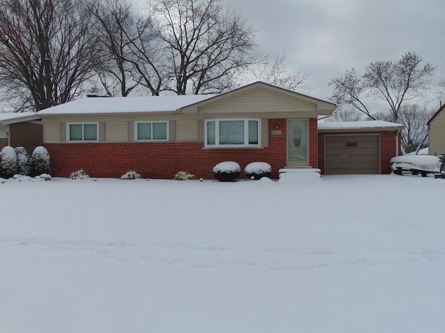 ranch-style house with a garage