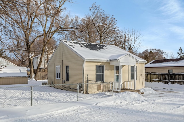 view of bungalow-style house